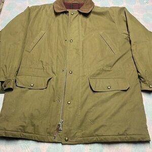 VTG 90's Woolrich Leather Collar Barn Jacket